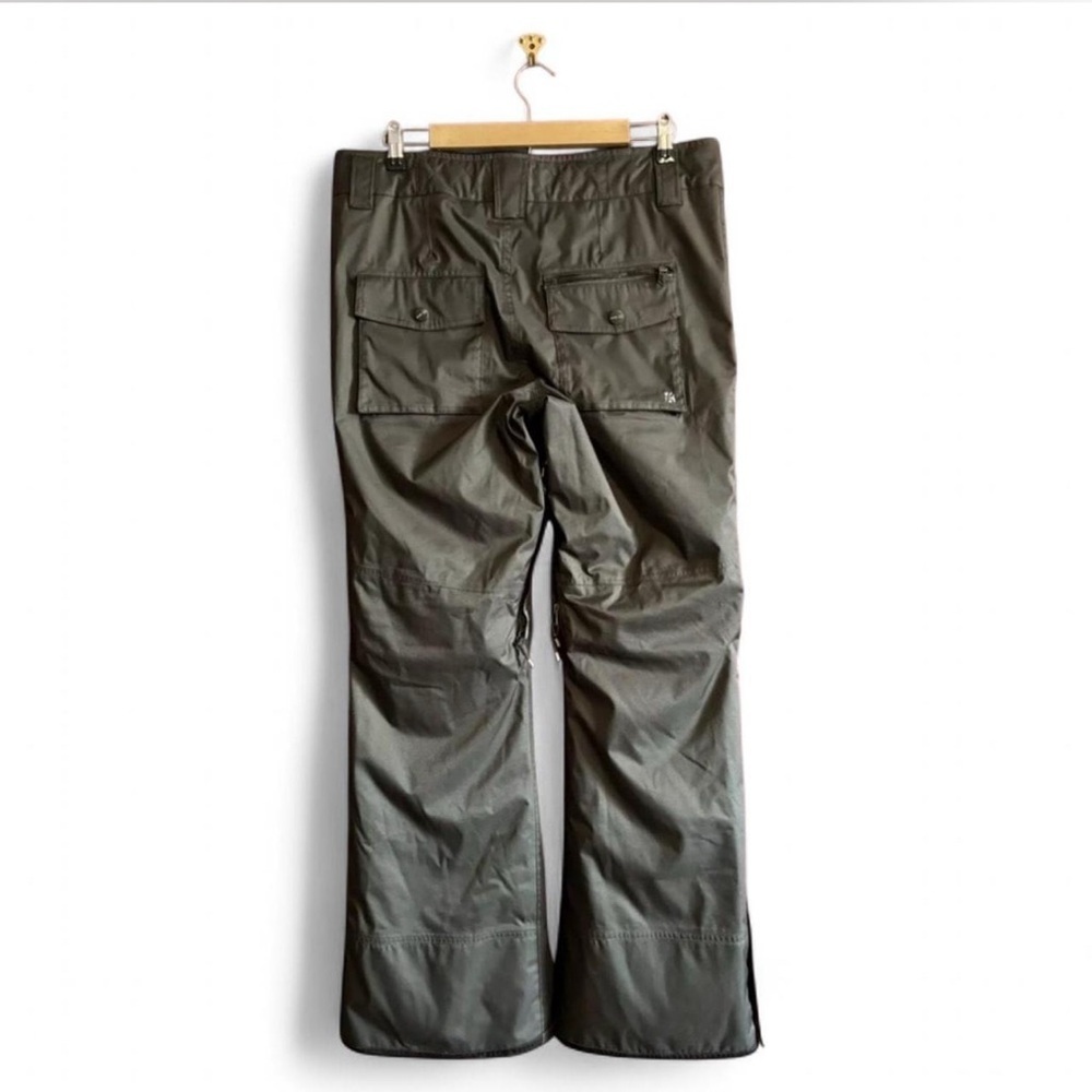 Holden Breathable Snow Pants Women's Medium Mid Rise Zip Vents Charcoal Gray - Picture 3 of 7